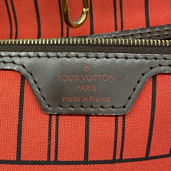 LOUIS VUITTON Brown Damier Neverfull MM Tote Bag - Picture 5 of 14